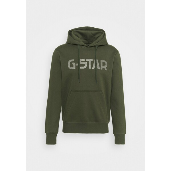 G-Star G-STAR HDD SW Bluza z kapturem dark bronze green GS122S0KG-N11