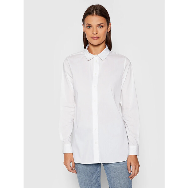 Selected Femme Koszula Fori 16074365 Biały Regular Fit