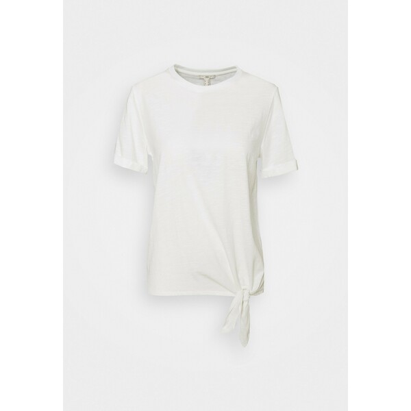 edc by Esprit TIE TEE T-shirt z nadrukiem off white ED121D1M8