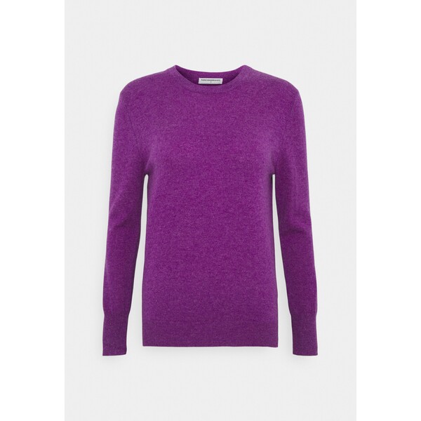 pure cashmere CLASSIC CREW NECK Sweter alice purple PUG21I000