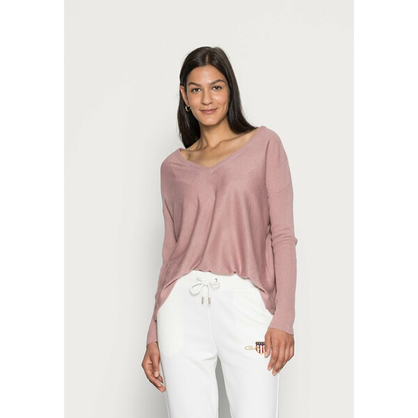 Anna Field RELAXED V-NECK Sweter mauve AN621I0DY