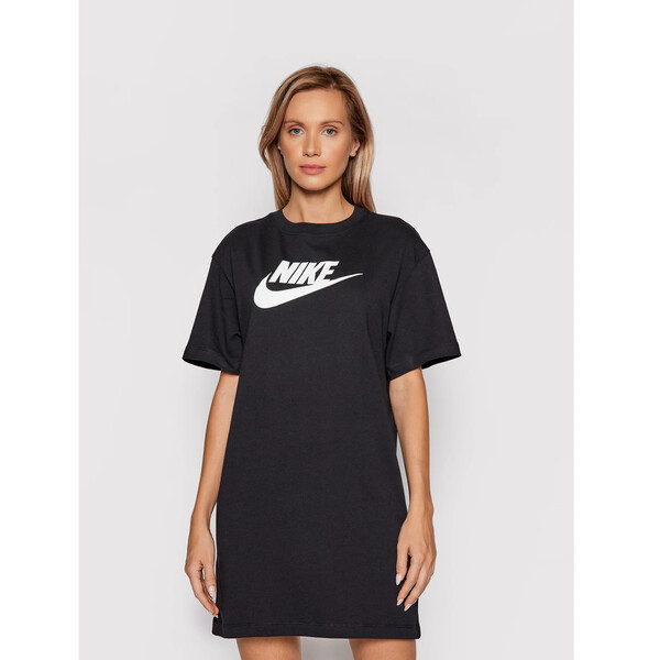 Nike Sukienka codzienna Sportswear Essential DM3278 Czarny Loose Fit