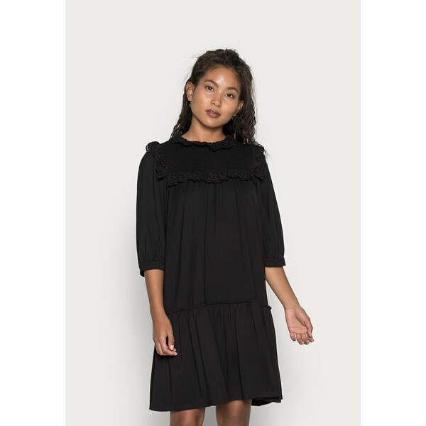 Object Petite MARIA DRESS Sukienka z dżerseju black OB821C03L