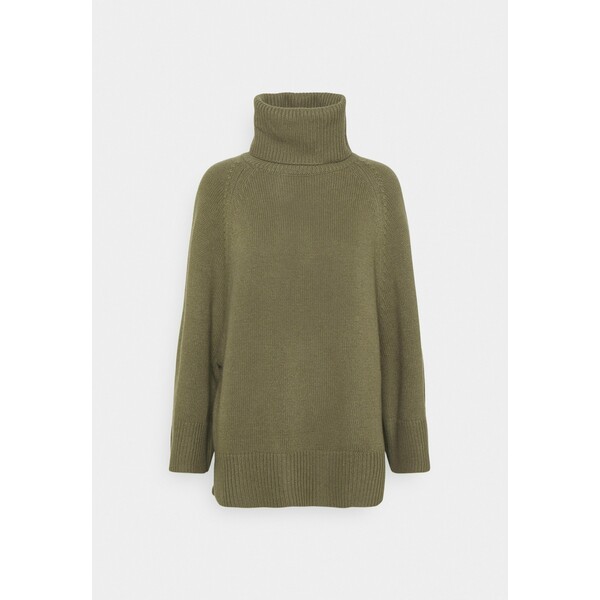 Theory TURTLE NECK AIRY Sweter olive T4021I00L