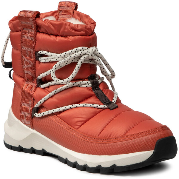 The North Face Śniegowce Thermoball Lace Up NF0A4AZGT971 Pomarańczowy