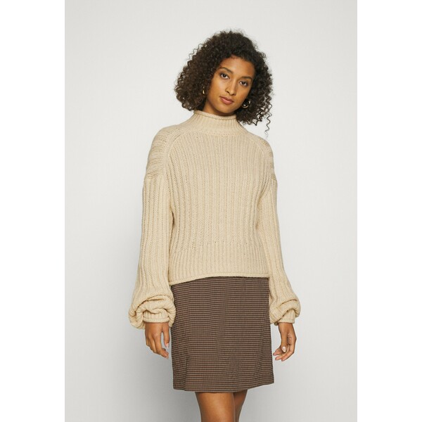 Nly by Nelly LOVELY CHUNKY Sweter beige NEG21I015