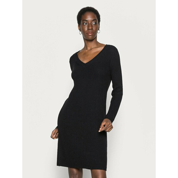 ONLY Tall ONLMELTON LIFE DRESS TALL Sukienka dzianinowa black OND21C06O