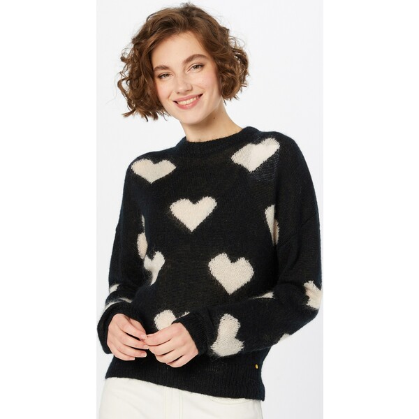 DELICATELOVE Sweter 'MIKI HEART' DCL0168001000002