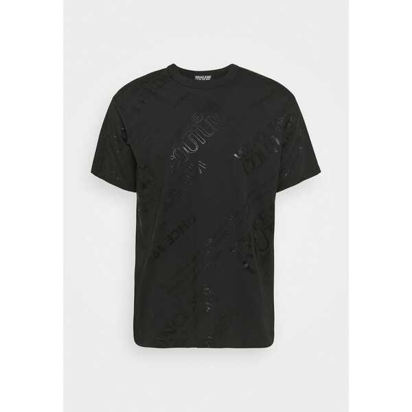 Versace Jeans Couture T-shirt z nadrukiem nero VEI22O036-Q11