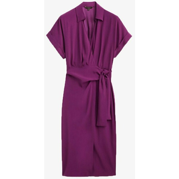 Massimo Dutti Sukienka letnia dark purple M3I21C0H0