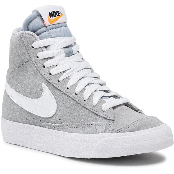 Nike Sneakersy Blazer Mid '77 Suede (Gs) D3237 001 Szary