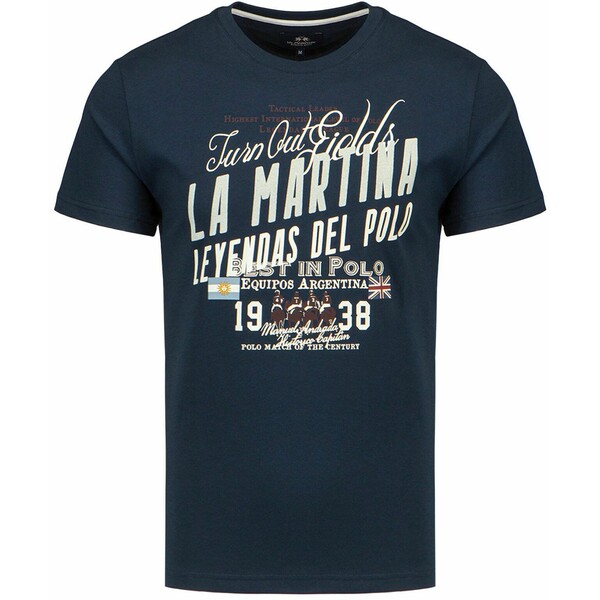 La Martina T-shirt męski LA MARTINA SMR304-7017