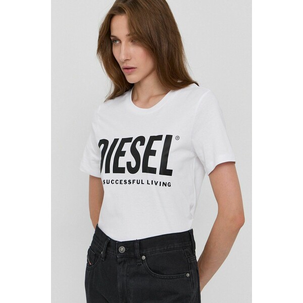 Diesel T-shirt bawełniany A04685.0AAXJ