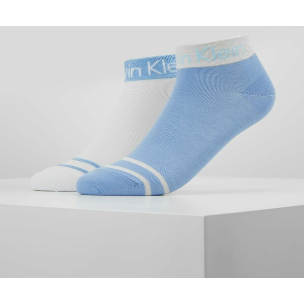 Calvin Klein Underwear ZOEY ANKLET 2 PACK Skarpety blue/white C1181F00X