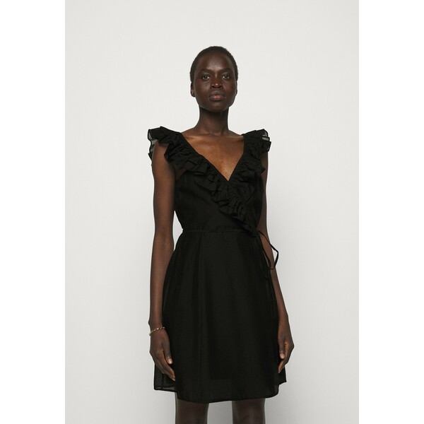 DESIGNERS REMIX SONIA SHORT DRESS Sukienka letnia black DEA21C04C