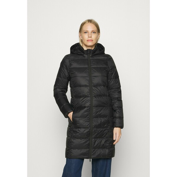 Marks & Spencer London PUFFER COAT Płaszcz puchowy black QM421U03C