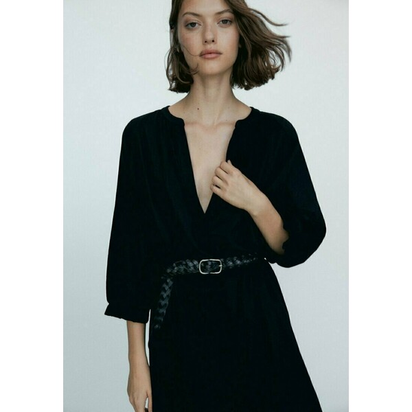 Massimo Dutti Sukienka letnia black M3I21C0GB