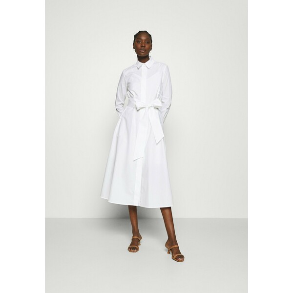 IVY & OAK SHIRT DRESS MIDI LENGTH Sukienka letnia bright white IV321C0A7