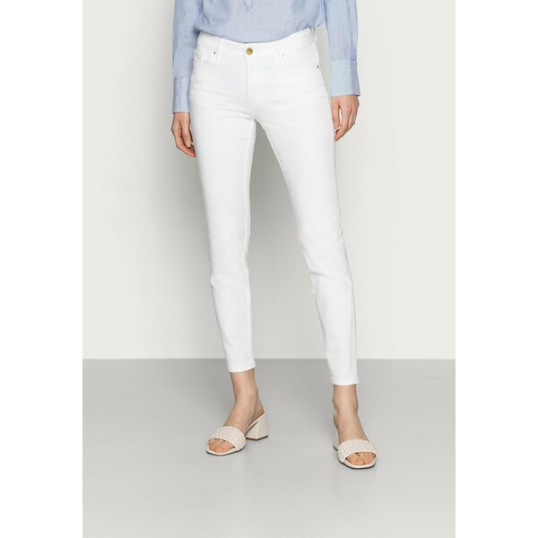 Lindex TROUSERS TOVA CROPPED Jeansy Slim Fit off white L2E21A011