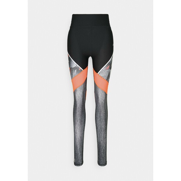 ONLY PLAY Tall ONPJUDIE TRAINING TIGHTS Legginsy black/fiery coral ONF21A010