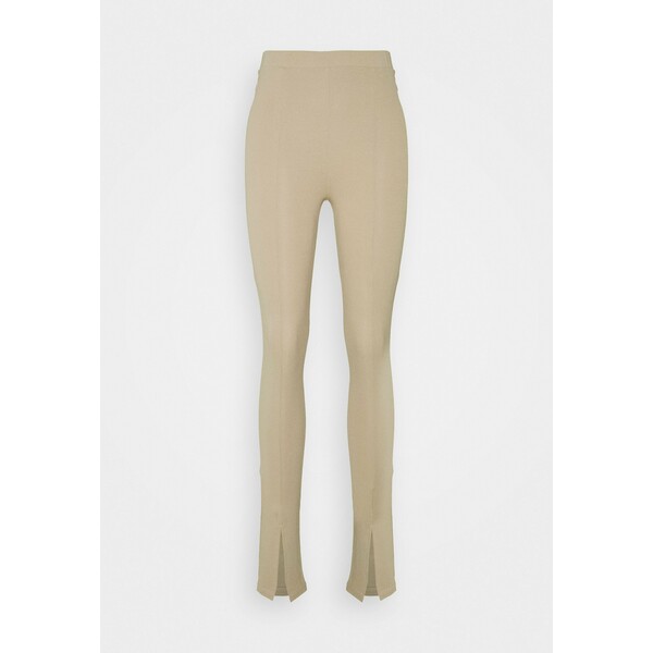 Nly by Nelly FRONT SLIT Legginsy beige NEG21A023