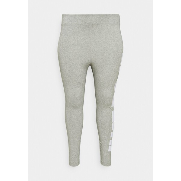 Nike Sportswear Legginsy grey heather/white NI121A0FN