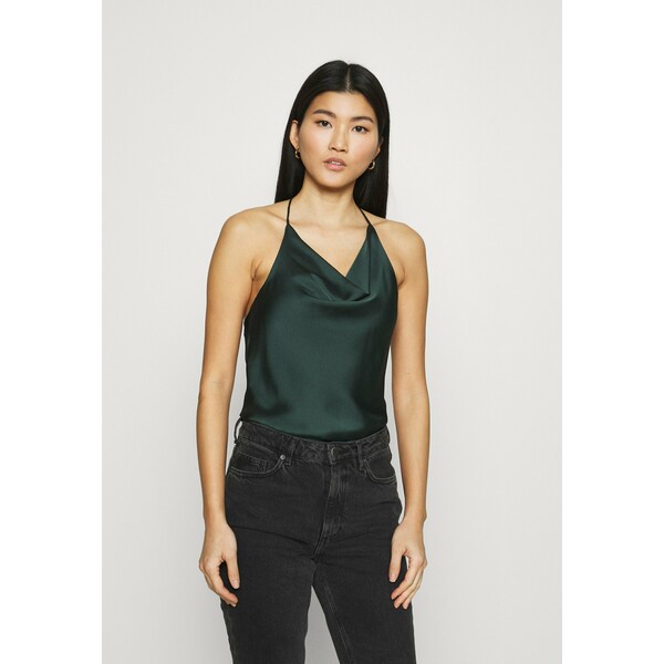 Abercrombie & Fitch COWLNECK T STRAP BACK BODYSUIT Top green A0F21D0HB