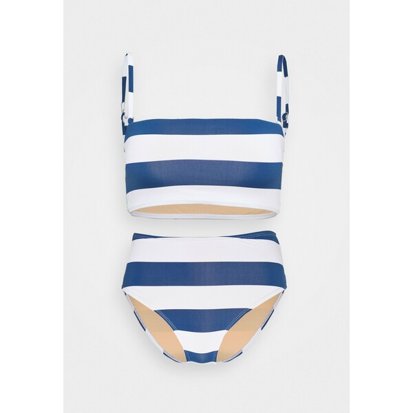 Cotton On Body MIDI BANDEAU HIGHWAISTED FULL SET Bikini marina blue C1R81L00Z
