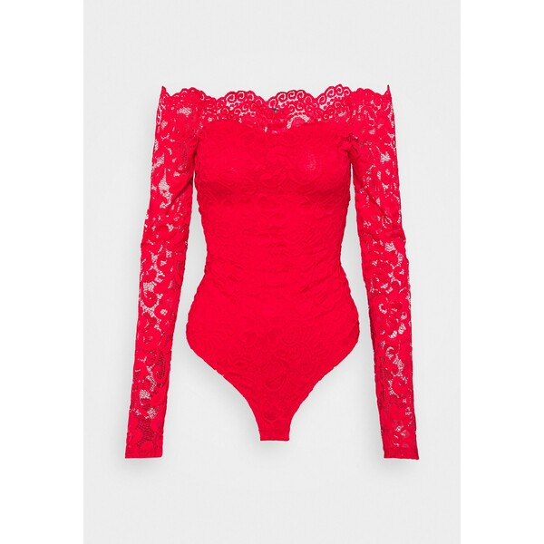 Nly by Nelly OFF SHOULDER BODY Bluzka red NEG21E010
