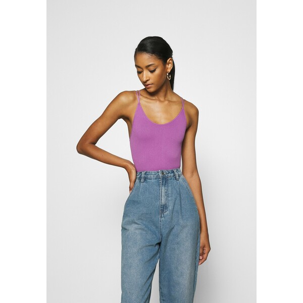 BDG Urban Outfitters THONG STRAPPY BACK BODYSUIT Top violet QX721D00R