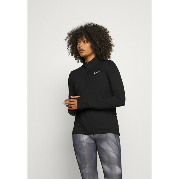Nike Performance ELEMENT Bluzka z długim rękawem black/reflective silver N1241G08H-Q11