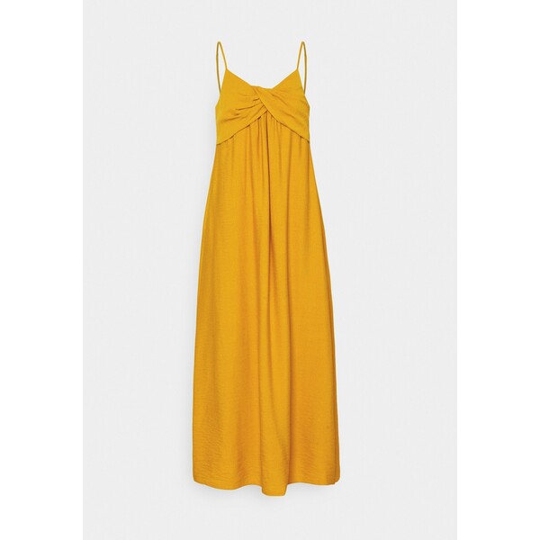Banana Republic STRAPPY TWIST FRONT MIDI Sukienka letnia golden yellow BJ721C0G6