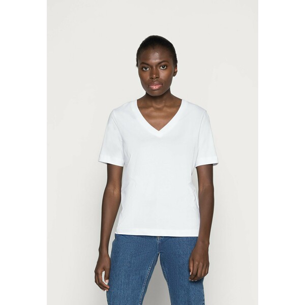 Selected Femme SLFSTANDARD V NECK TEE T-shirt basic bright white SE521D0DG