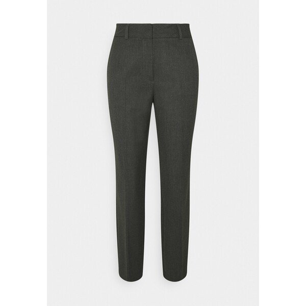 Selected Femme Tall SLFRIA CROPPED PANT TALL Spodnie materiałowe dark grey melange SEM21A010