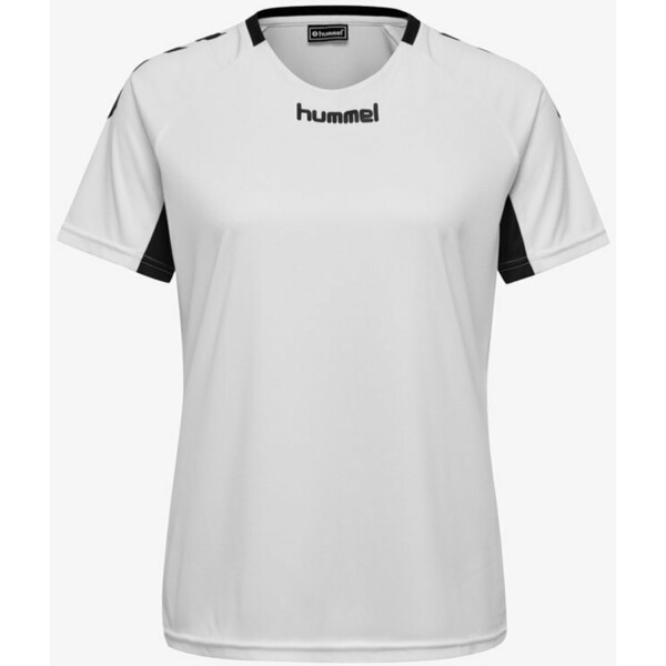 Hummel CORE TEAM T-shirt z nadrukiem white HU341D02U-A11