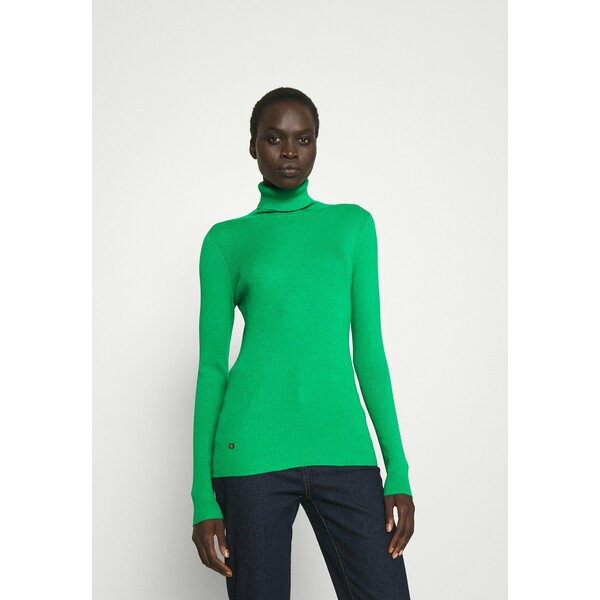 Lauren Ralph Lauren TURTLE NECK Sweter vivid emerald L4221I052