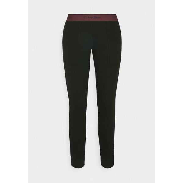 Calvin Klein Underwear MODERN LOUNGE JOGGER Spodnie od piżamy black/ripe berry C1181B026