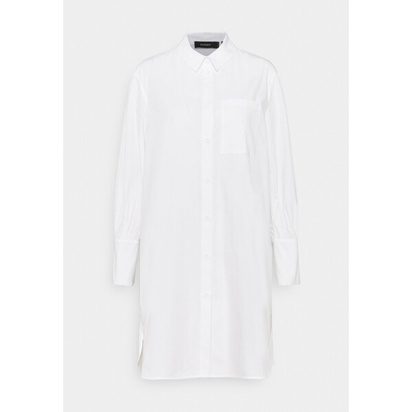 NU-IN KIRA X NU IN LONG LINE SHIRT DRESS Sukienka koszulowa white NUF21C01V