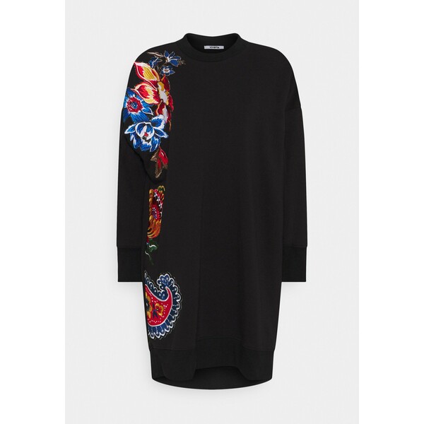 Vivetta EMBROIDERY DRESS Sukienka letnia black VIQ21C01M
