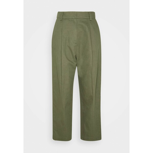 Denham GALLOWAY TROUSER Spodnie materiałowe army green DE421A01S