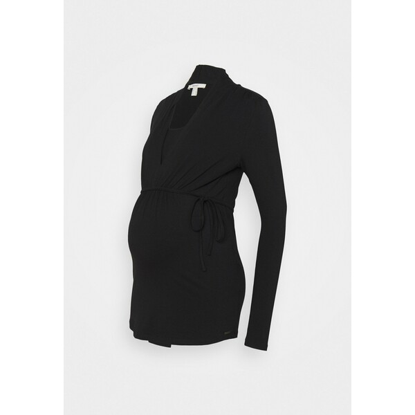 Esprit Maternity NURSING Bluzka z długim rękawem black ES929G0FO