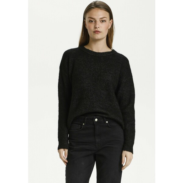 My Essential Wardrobe Sweter black melange MYR21I001
