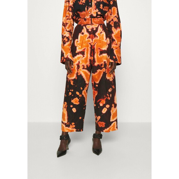 Ioana Ciolacu CREW TROUSERS Spodnie materiałowe orange IO021A001