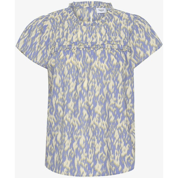 Saint Tropez T-shirt z nadrukiem blue ice batik animal S2821E0G2