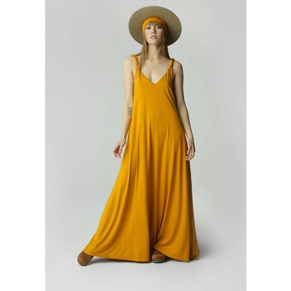 Madnezz Długa sukienka yellow MFN21C000