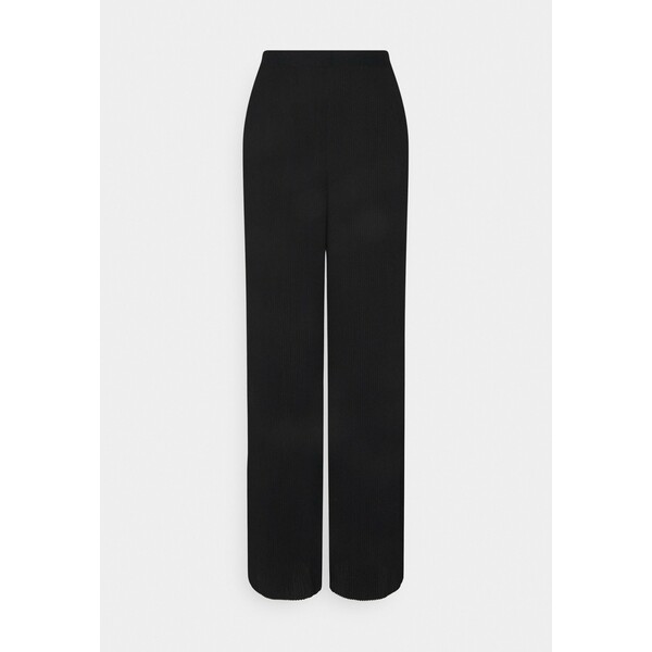 Vero Moda Tall VMYOLU PLEAT WIDE PANT Spodnie materiałowe black VEB21A046