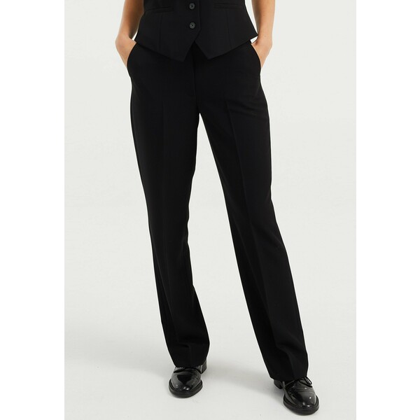 WE Fashion REGULAR FIT Spodnie materiałowe black WF521A03R