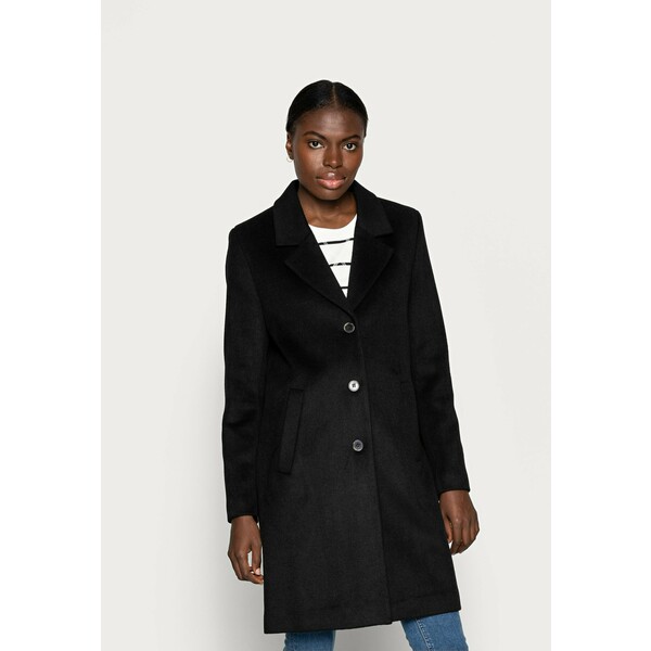 Selected Femme SLFSASJA COAT Klasyczny płaszcz black SE521U01F