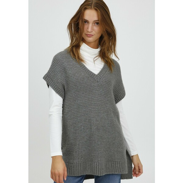 b.young Sweter mid grey melange BY221I08O