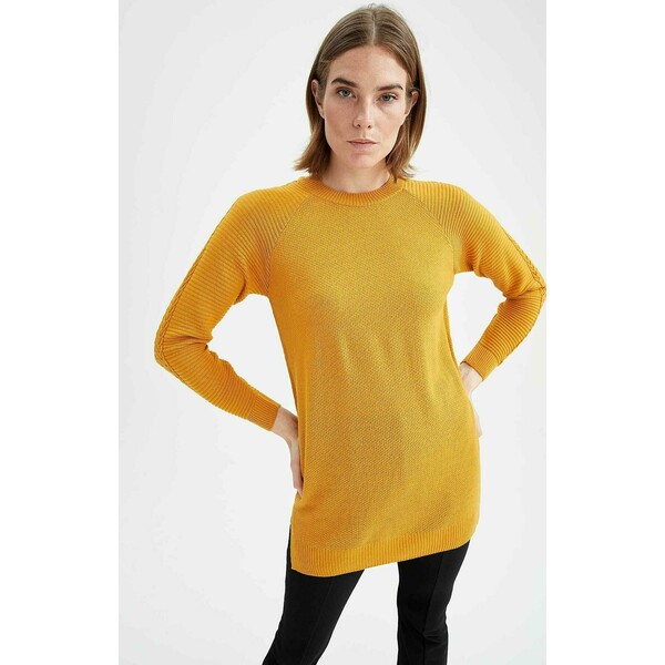 DeFacto REGULAR FIT Sweter yellow DEZ21I0F9